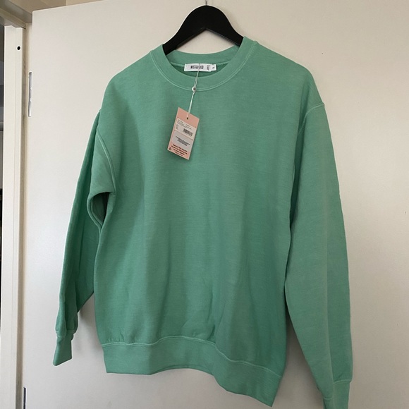 Mint Wash Crew Neck Sweatshirt - Picture 5 of 5